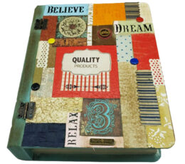 Κουτί βιβλίο "Patchwork"