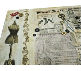 Κουτί ξύλινο ραπτικής "Mode"