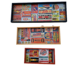 Ξύλινα δισκάκια "rock"