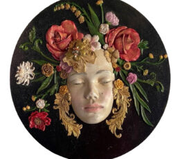 Kάδρο με ξυλόγλυπτα "Αφύπνιση"