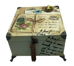 Ξύλινο κουτί φωτογραφιών Vintage