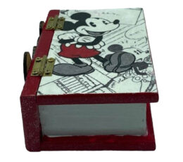 Ξύλινο κουτί-βιβλίο "Μickey"