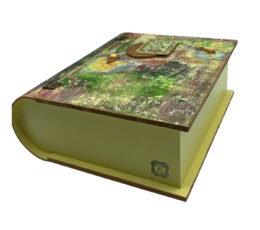 Xειροποίητο κουτί βιβλίο "Travel"